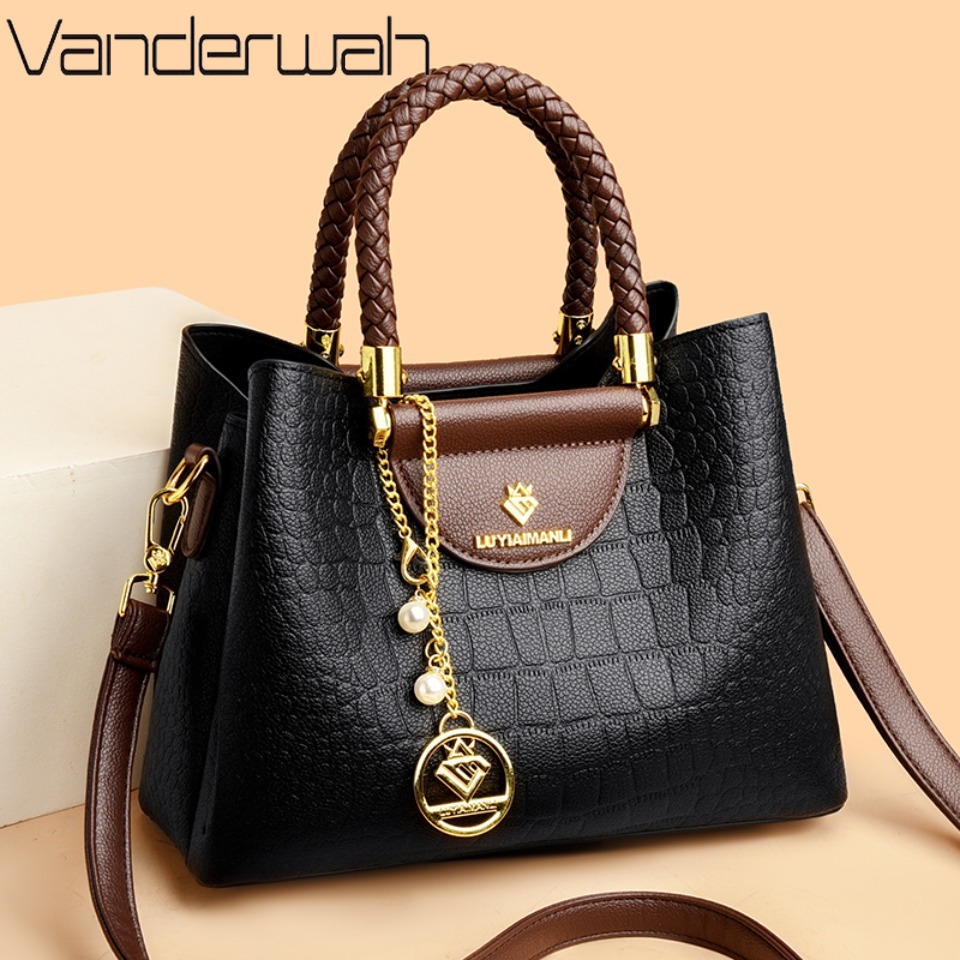 Luxury Bags Made - Woven Handle Genuine Brand High Quality