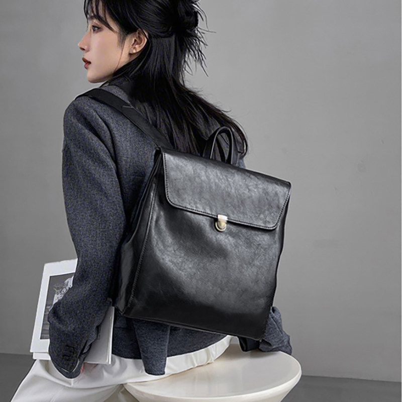 Luxury Bags Brands For Women - Luxury Brand Genuine Leather Backpack For