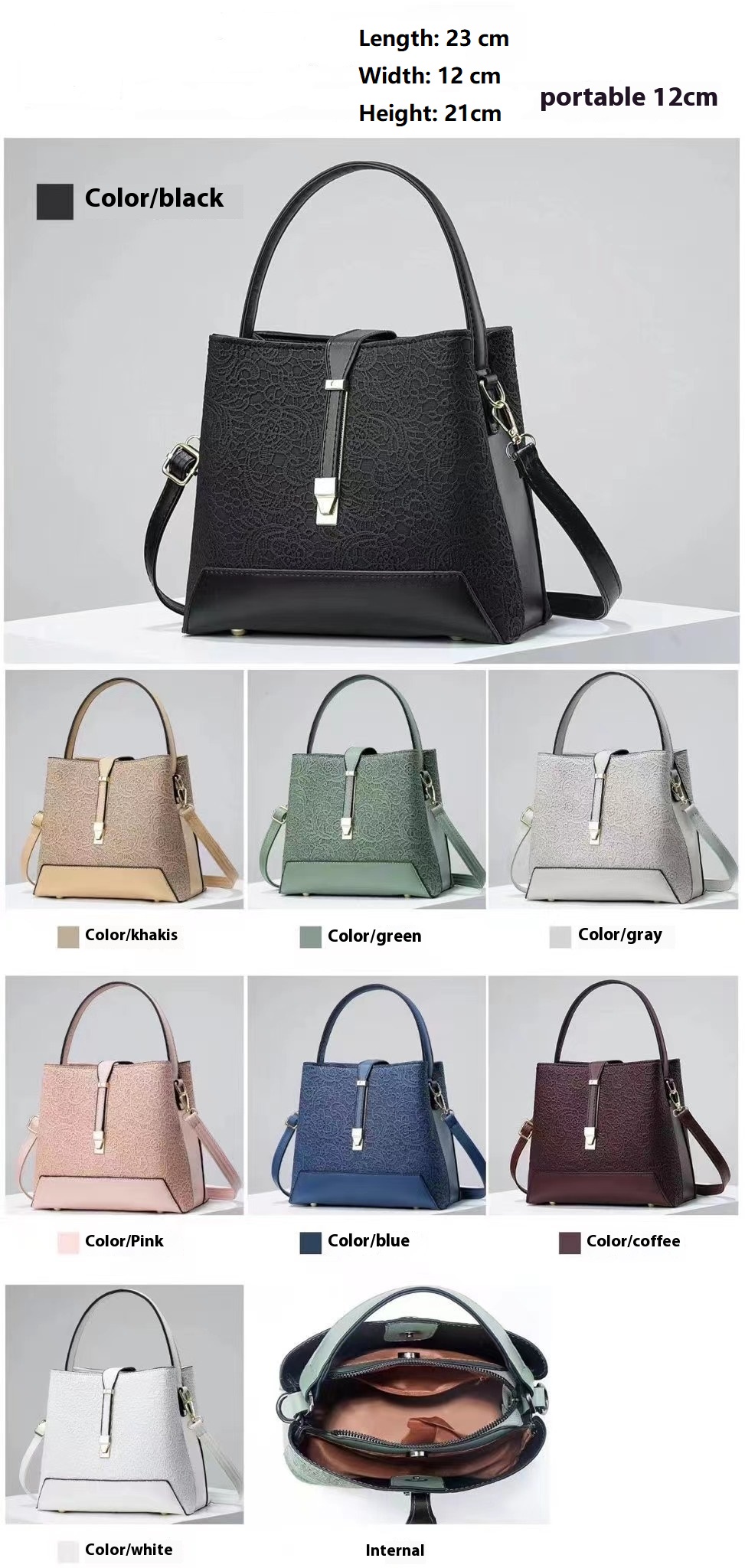 New Luxury Tote Bag Leather Cl - Luxury Bags Collection recension och pris
