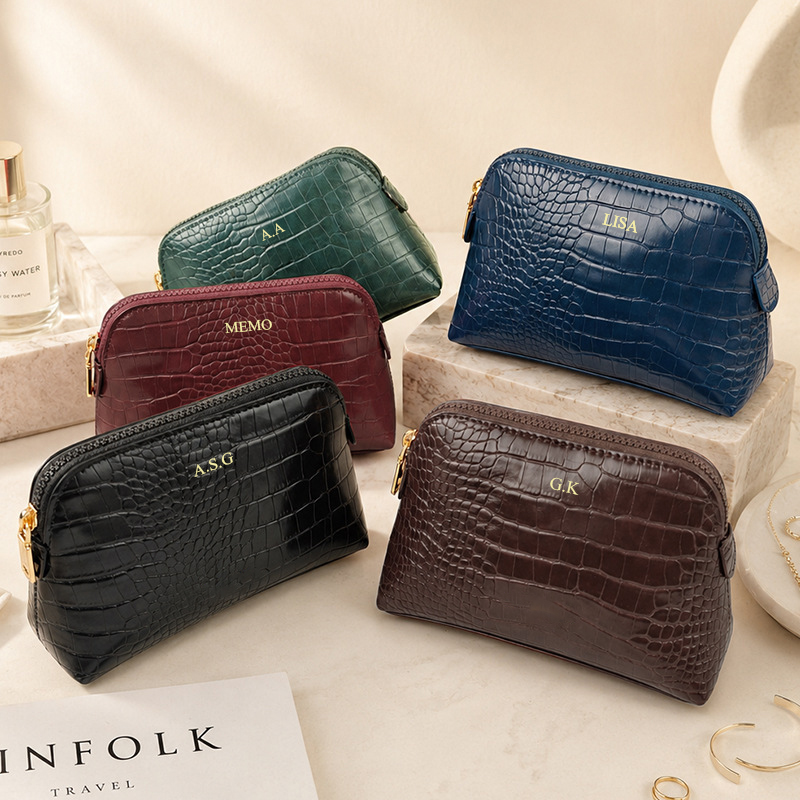 Luxury Crocodile Leather Patte - Luxury Ziploc Bags recension och pris