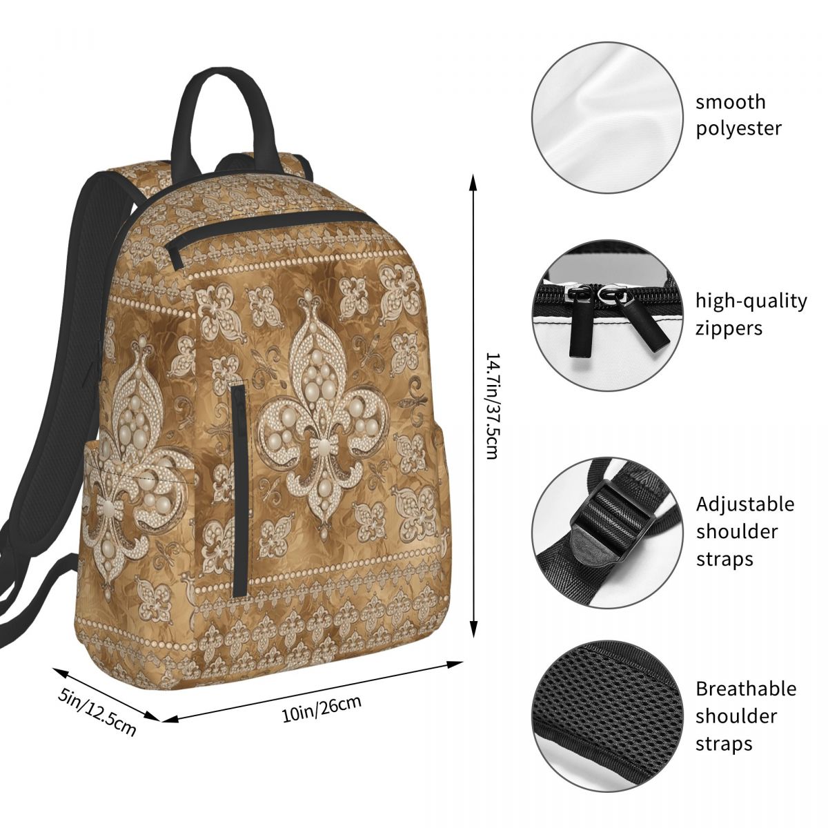 Fleur-de-lis Luxury Pearl And  - Luxury Bags For Kids recension och pris