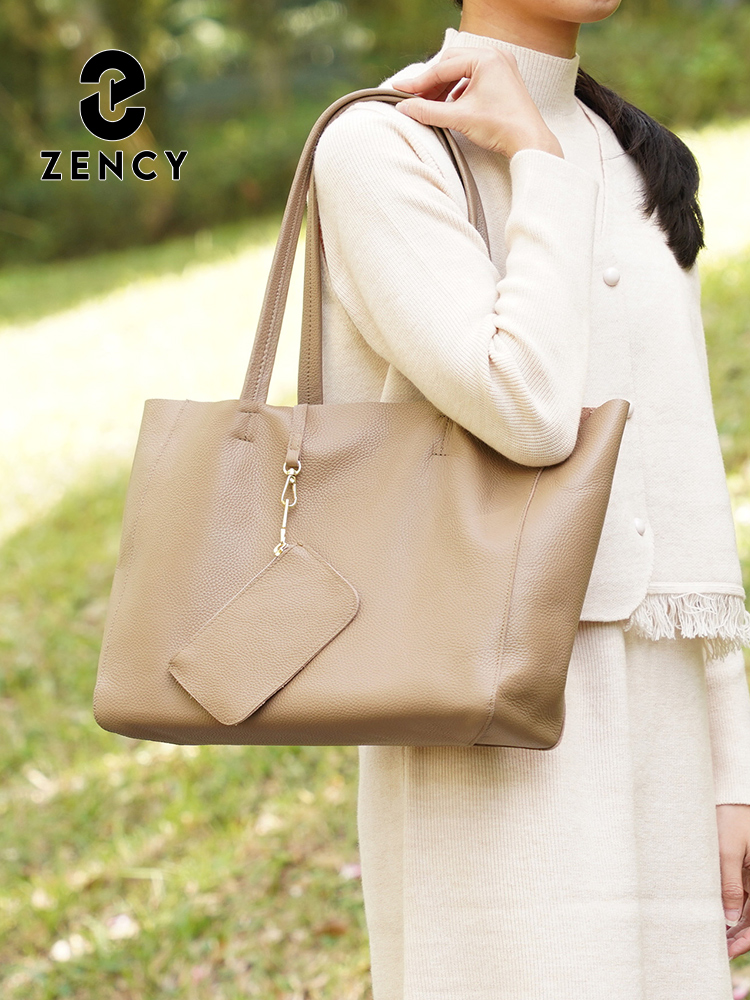 Zency Genuine Leather Large To - Luxury Bags Made recension och pris