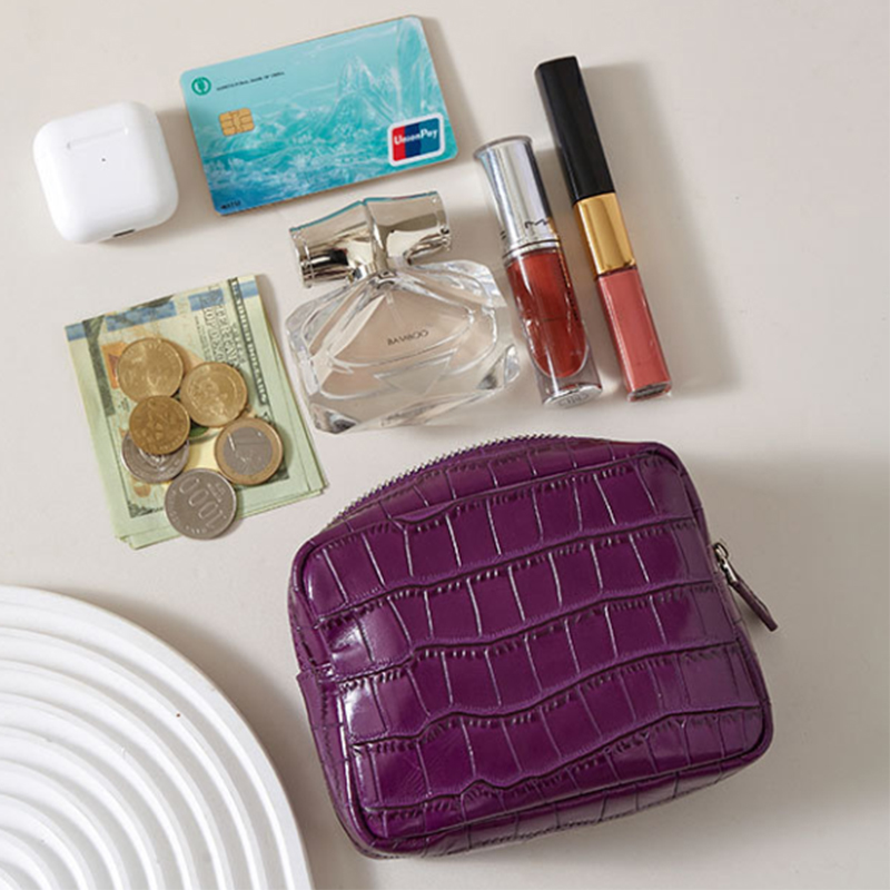 Luxury Genuine Leather Zip Coi - Luxury Ziploc Bags recension och pris