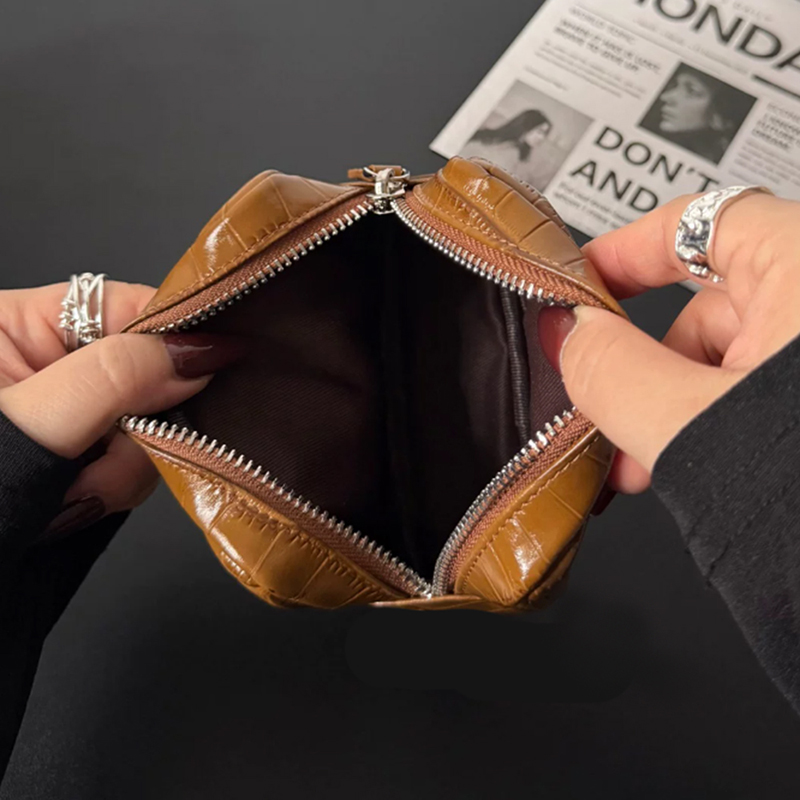Luxury Genuine Leather Zip Coi - Luxury Ziploc Bags recension och pris