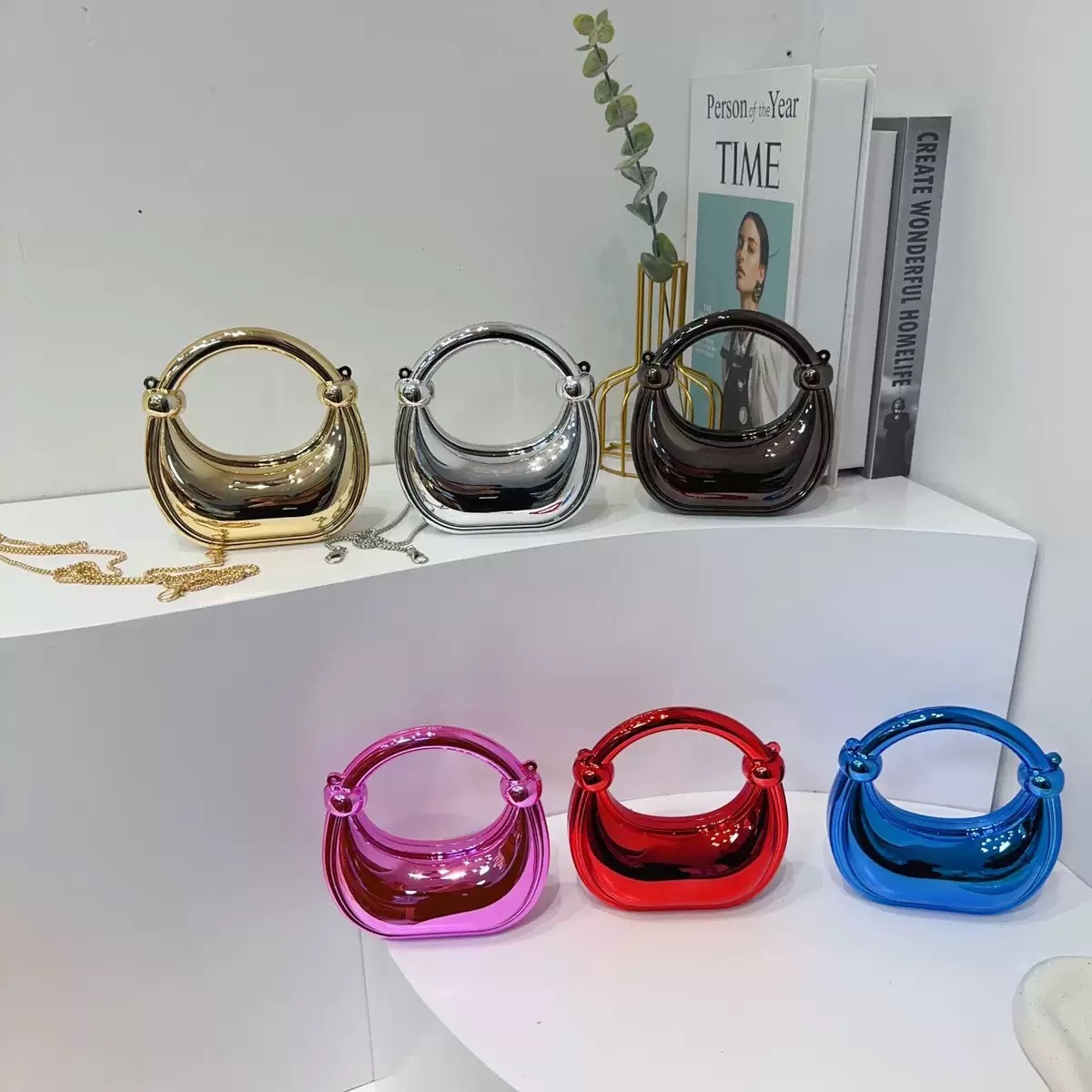 Mini Golden Evening Bag Purses - Luxury Bags Made recension och pris